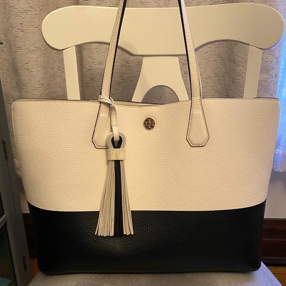 Tory Burch Color Block Tote!